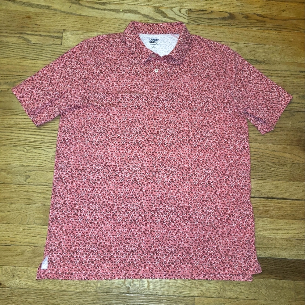 Lands End mens polo NWOT size L